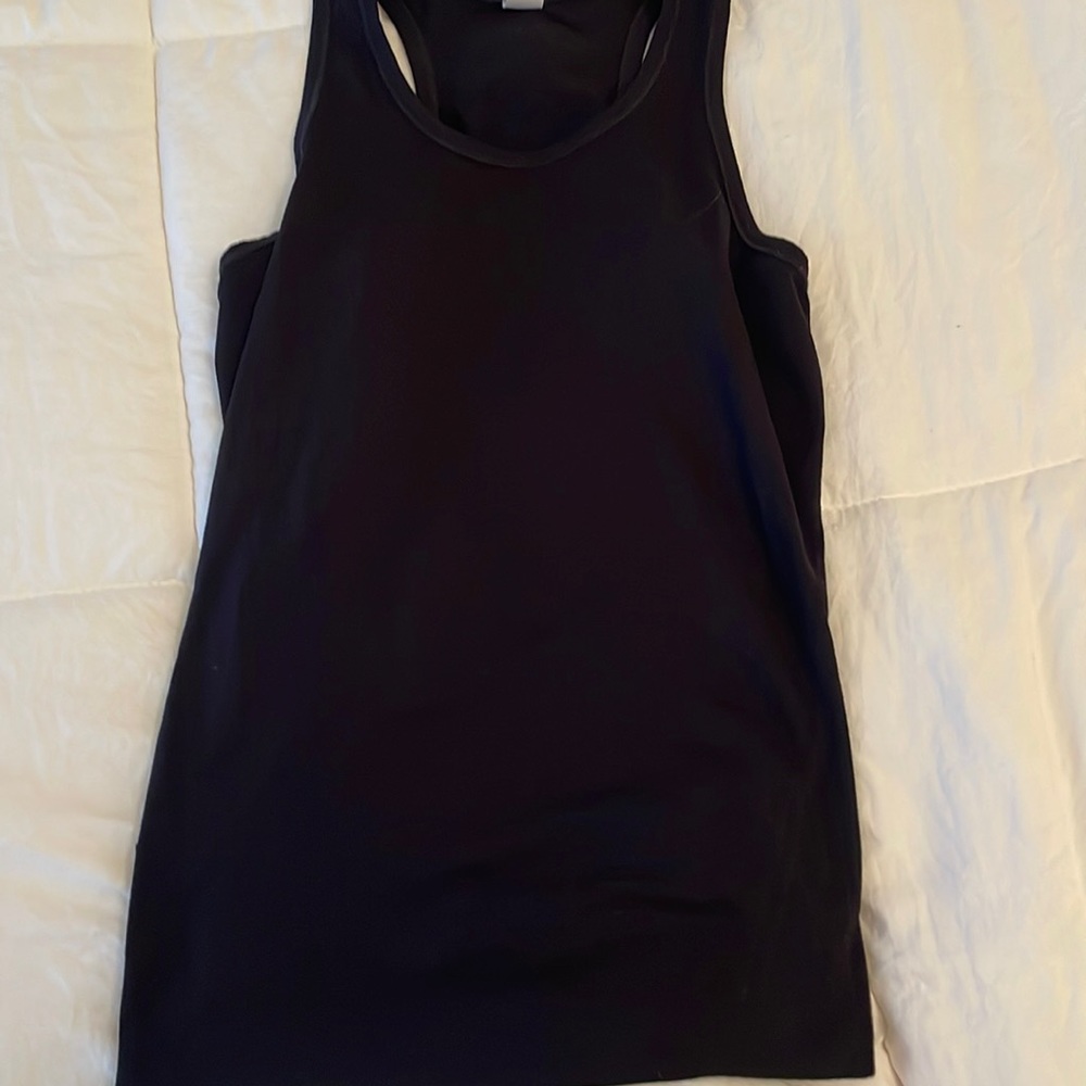 Black, athletic tank top